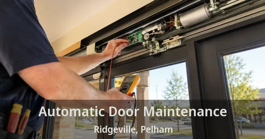 Automatic Door Maintenance Ridgeville, Pelham - ON
