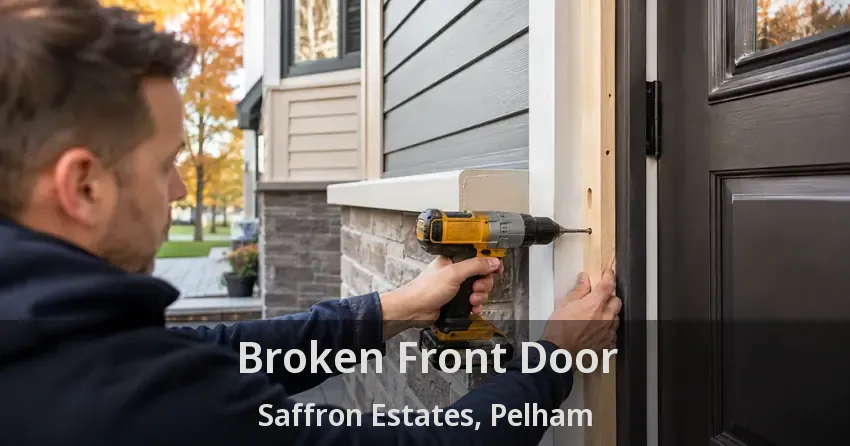 Broken Front Door Saffron Estates, Pelham - ON