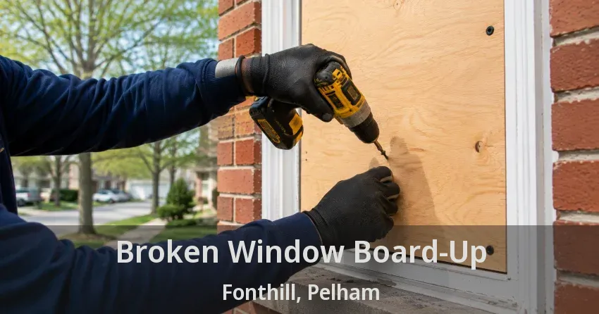 Broken Window Board-Up Fonthill, Pelham - ON