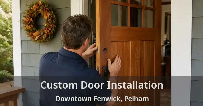 Custom Door Installation Downtown Fenwick, Pelham - ON