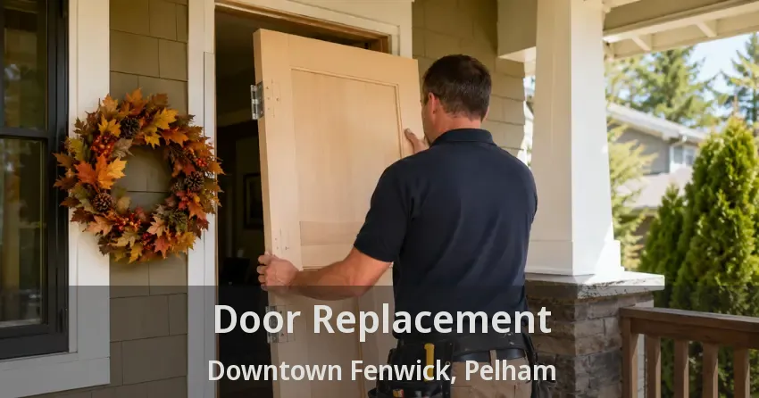 Door Replacement Downtown Fenwick, Pelham - ON