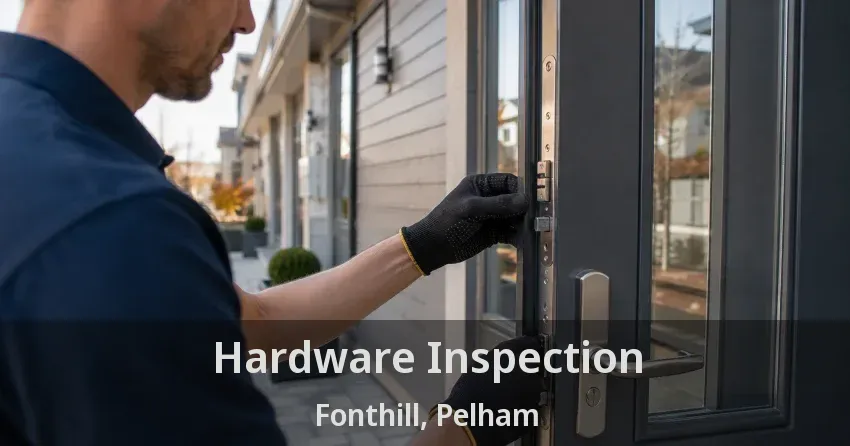 Hardware Inspection Fonthill, Pelham - ON