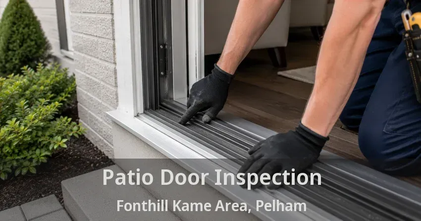 Patio Door Inspection Fonthill Kame Area, Pelham - ON