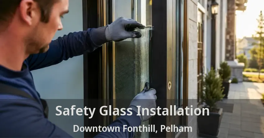 Safety Glass Installation Downtown Fonthill, Pelham - ON