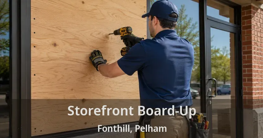 Storefront Board-Up Fonthill, Pelham - ON