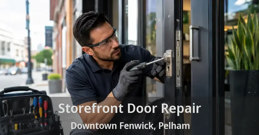 Storefront Door Repair Downtown Fenwick, Pelham - ON Storefront Door Repair Downtown Fenwick, Pelham - ON