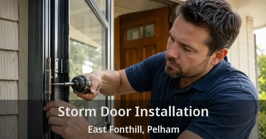 Storm Door Installation East Fonthill, Pelham - ON
