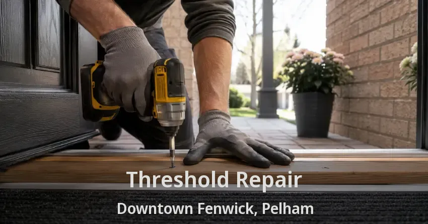 Threshold Repair Downtown Fenwick, Pelham - ON