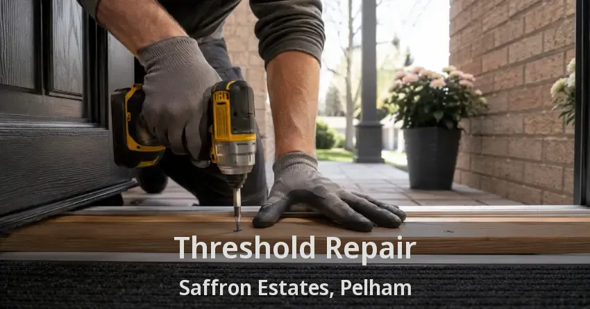 Threshold Repair Saffron Estates, Pelham - ON