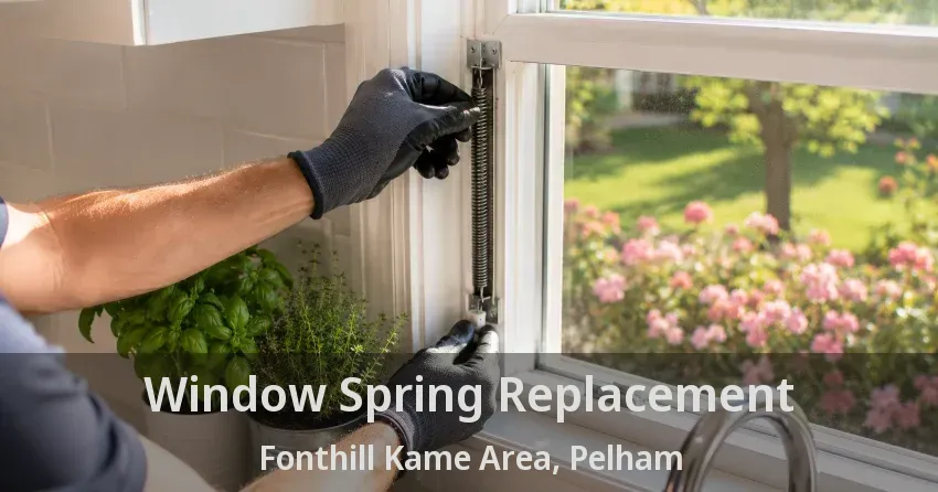 Window Spring Replacement Fonthill Kame Area, Pelham - ON