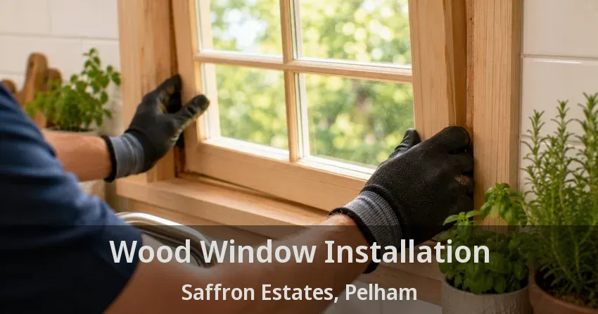 Wood Window Installation Saffron Estates, Pelham - ON