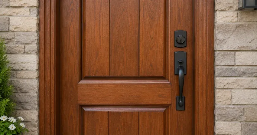 custom door installation technician fitting frame Pelham
